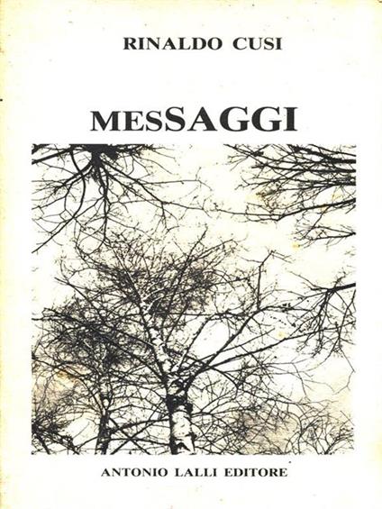 Messaggi - Rinaldo Cusi - copertina