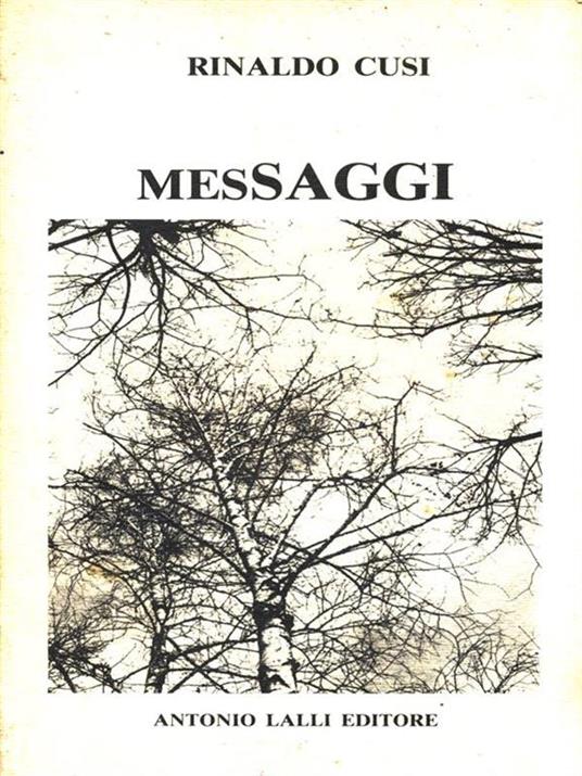 Messaggi - Rinaldo Cusi - copertina
