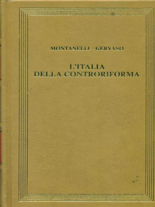 L' Italia della controriforma (1492-1600) - copertina