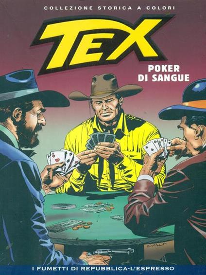 Tex 142 Poker di sangue - Gianluigi Bonelli - copertina