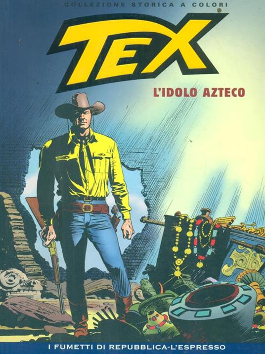 Tex 80 L'idolo azteco - Gianluca Bonelli - copertina