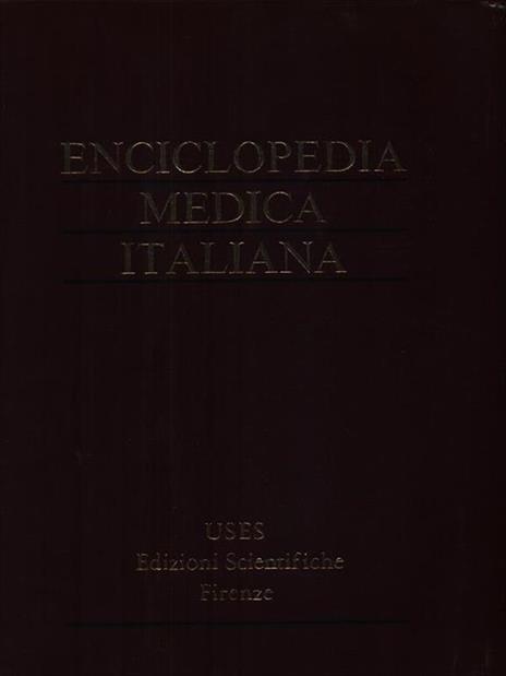 Enciclopedia medica italiana vol. 2: Annegamento Bisogno Psicologia - copertina