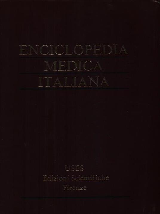 Enciclopedia medica italiana vol. 2: Annegamento Bisogno Psicologia - copertina