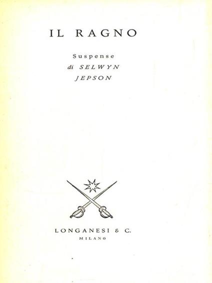 Il ragno - Selwyn Jepson - copertina