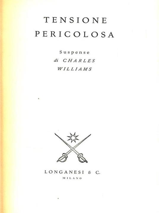 Tensione pericolosa - Charles Williams - copertina