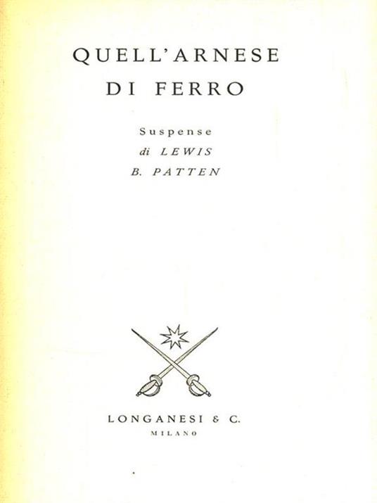 Quell'arnese di ferro - Lewis B. Patten - copertina
