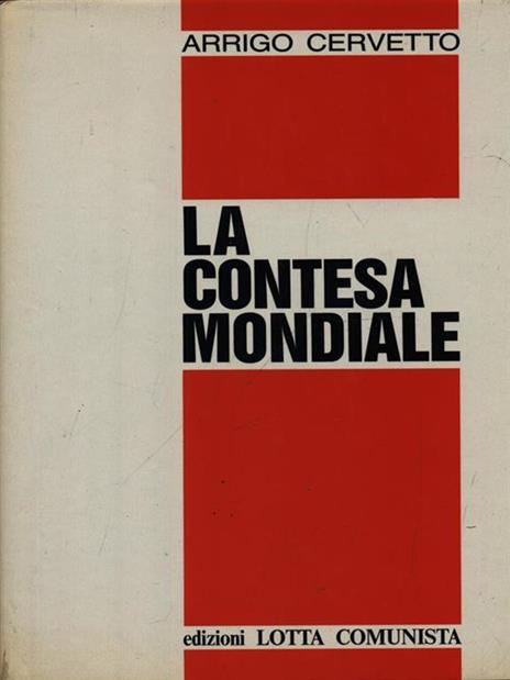 La contesa mondiale - Arrigo Cervetto - copertina