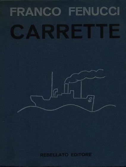 Carrette - Franco Fenucci - copertina