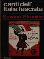I canti dell'Italia fascista