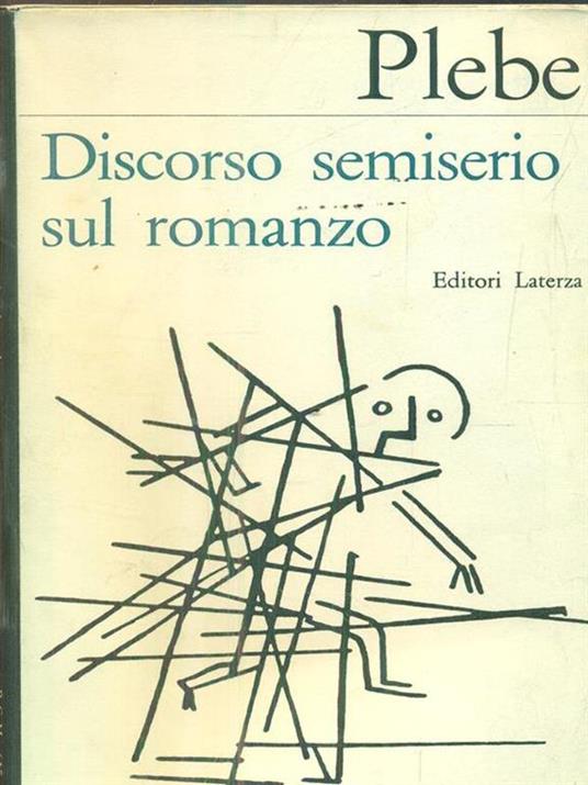 Discorso semiserio sul romanzo - Armando Plebe - copertina