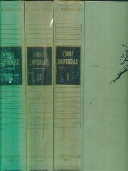 Storia universale. 3 volumi. Con cofanetto - Enrico Melchiori - copertina