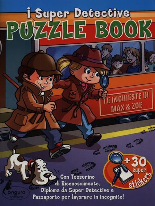 I Super Detective Puzzle Book - copertina