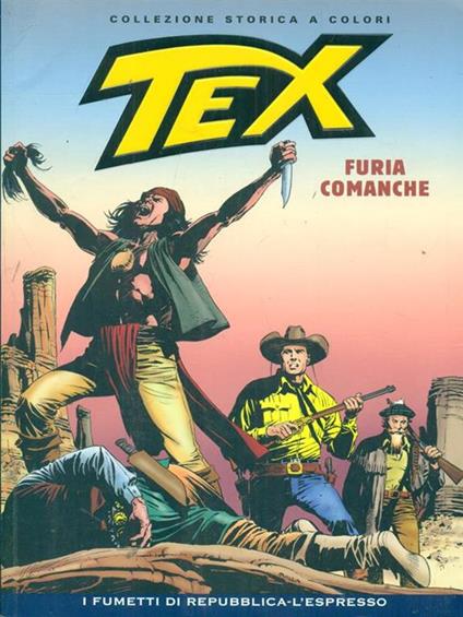 Tex 167 Furia Comanche - Gianluigi Bonelli - copertina