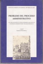 Problemi del processo amministrativo