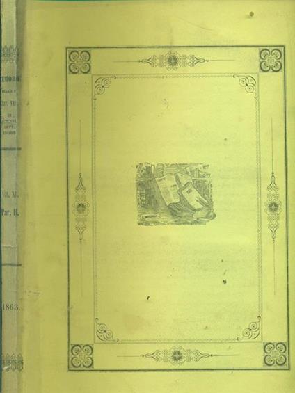 Memorie del RIstVeneto di Scienze Lettere ed Arti VolXI Parte II - copertina