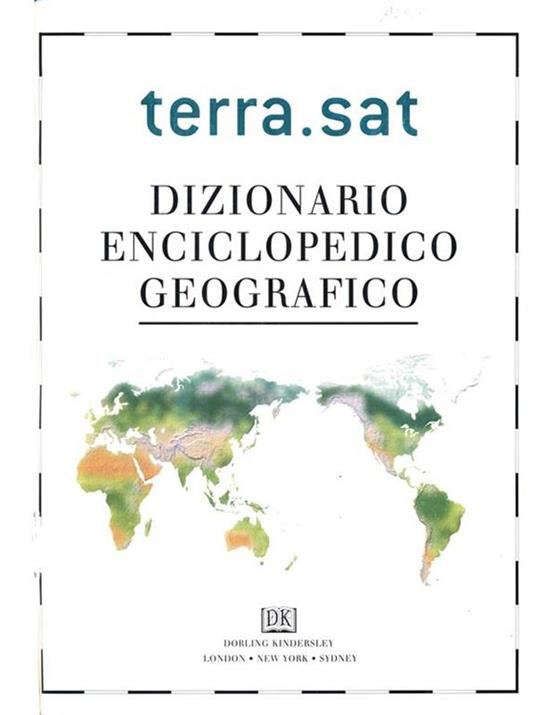 Terra. Sat Dizionario enciclopedico geografico - copertina