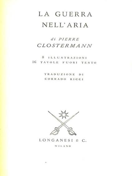 La guerra nell'aria - Pierre Clostermann - copertina