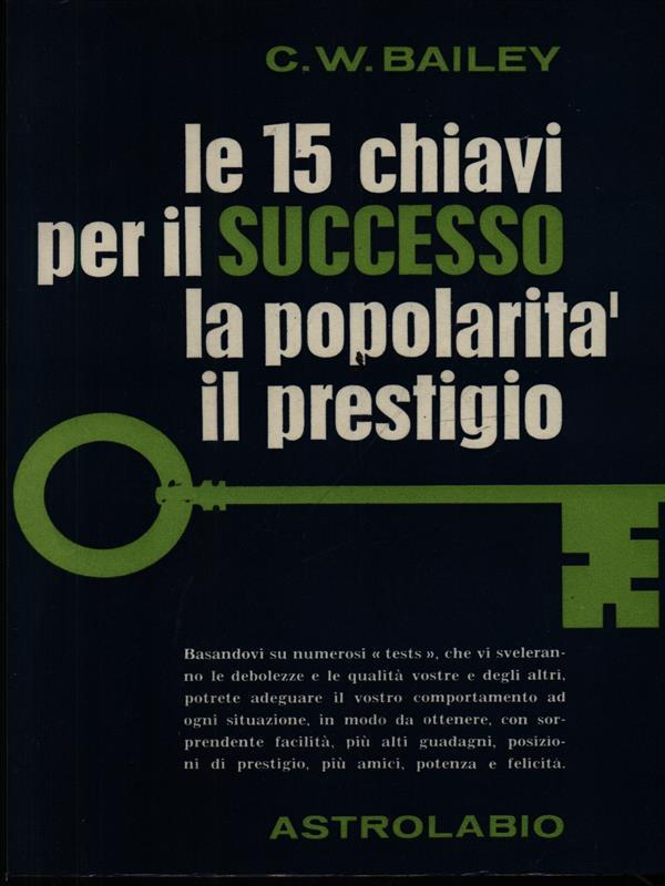 Le 15 chiavi per il successo la popolarità il prestigio