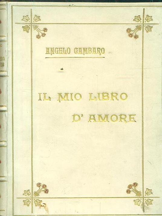 Il mio libro d'amore - Angelo Gambaro - copertina