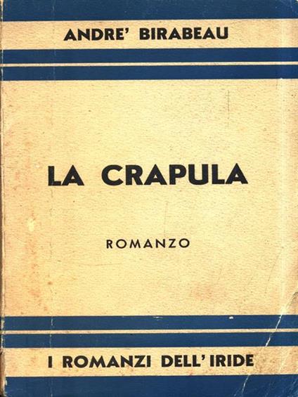 La crapula - André Birabeau - copertina