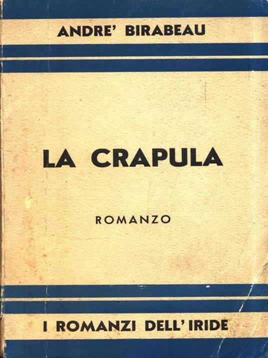 La crapula - André Birabeau - copertina