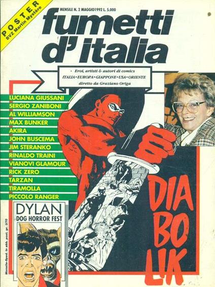 Fumetti d'Italia 2. Maggio 1992 - copertina