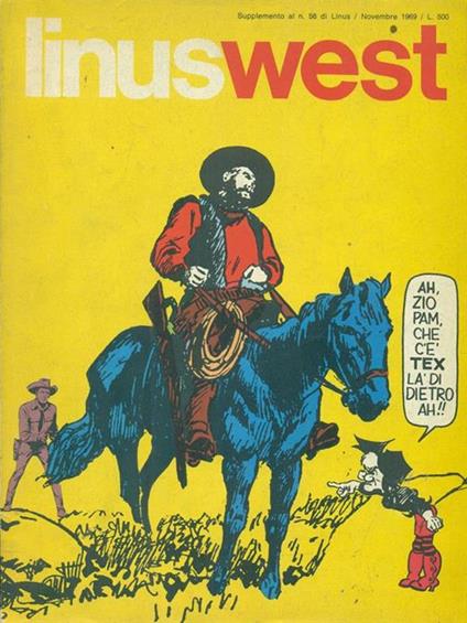 Linuswest suppl. al n 56 novembre 1969 - copertina
