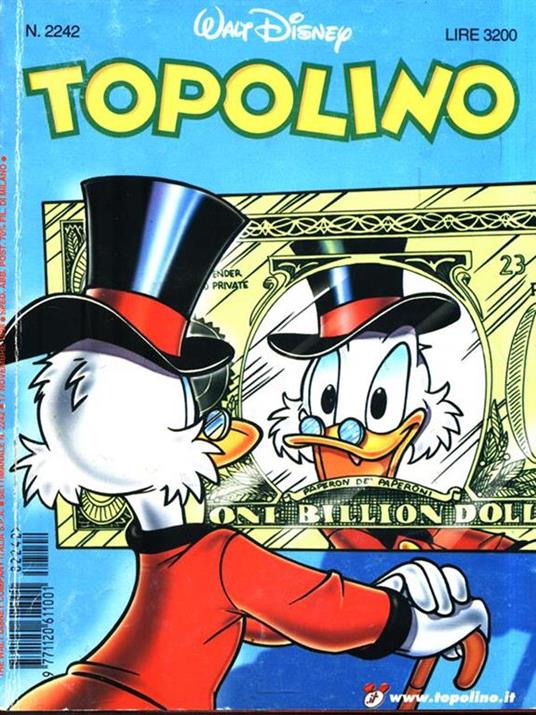 Topolino N. 2242 - Walt Disney - copertina