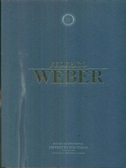 Federico Weber - copertina