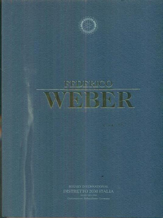 Federico Weber - copertina