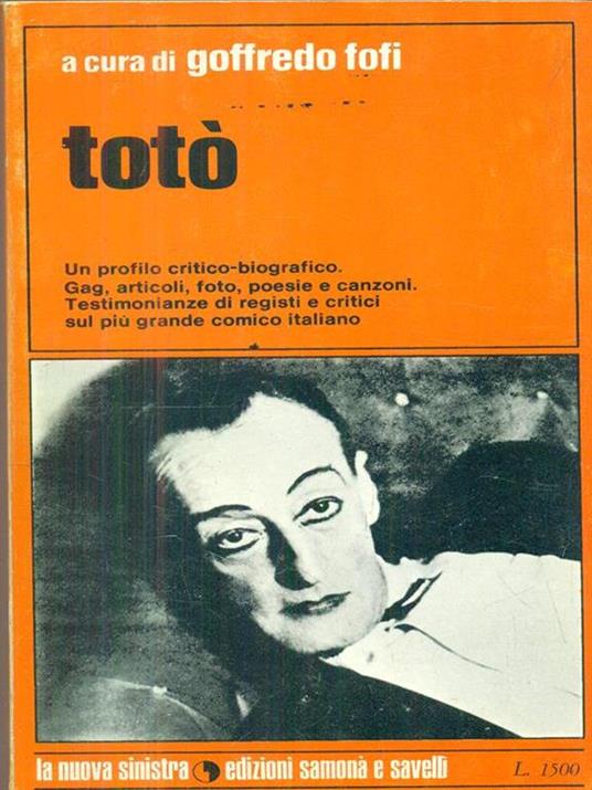Totò - Goffredo Fofi - copertina