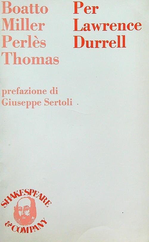 Per Lawrence Durrell