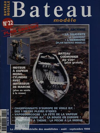 Bateau modele n. 22aout-septembre 1998 - copertina