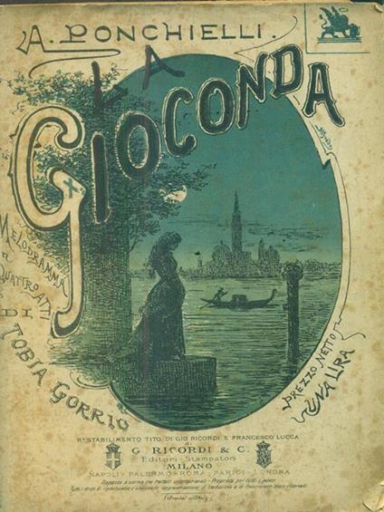 La Gioconda - A. Ponchielli - copertina