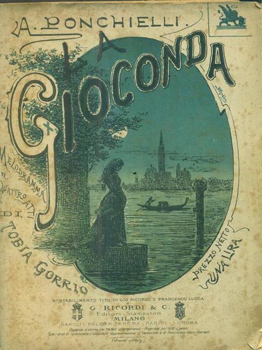 La Gioconda - A. Ponchielli - copertina