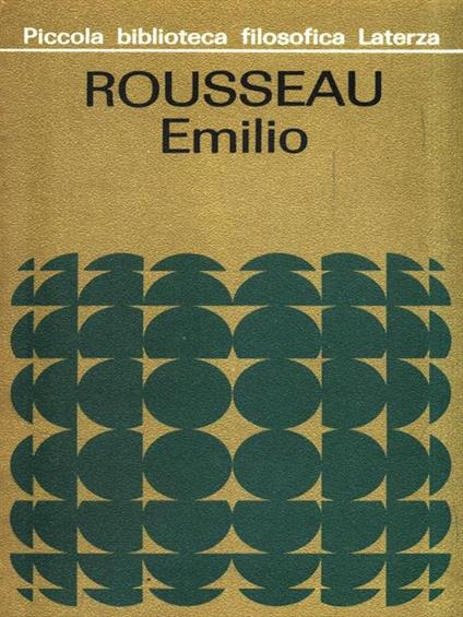 Emilio - Jean-Jacques Rousseau - copertina