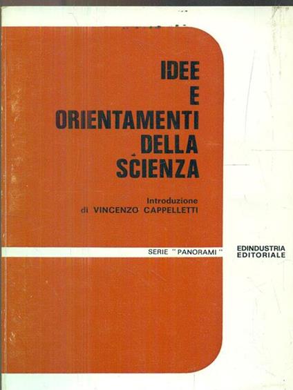 Idee e orientamenti della scienza - copertina