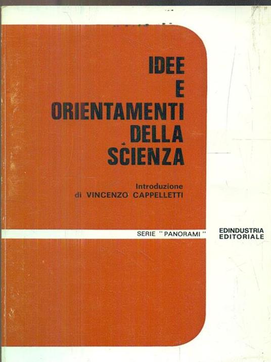 Idee e orientamenti della scienza - copertina