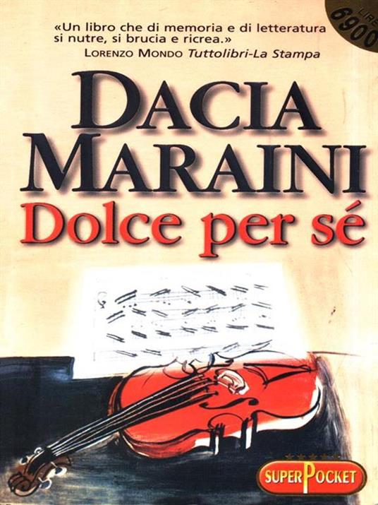 Dolce per sé - Dacia Maraini - copertina