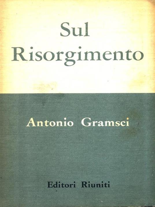 Sul Risorgimento - Antonio Gramsci - copertina