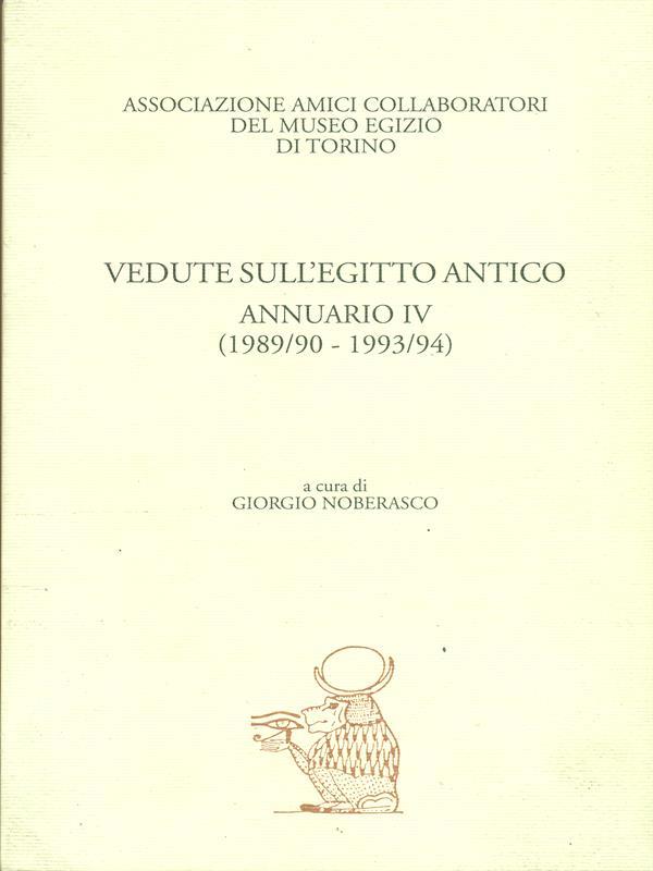 Vedute sull'Egitto Antico. Annuario IV (198990-199394)