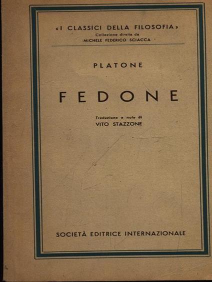 Fedone - Platone - copertina