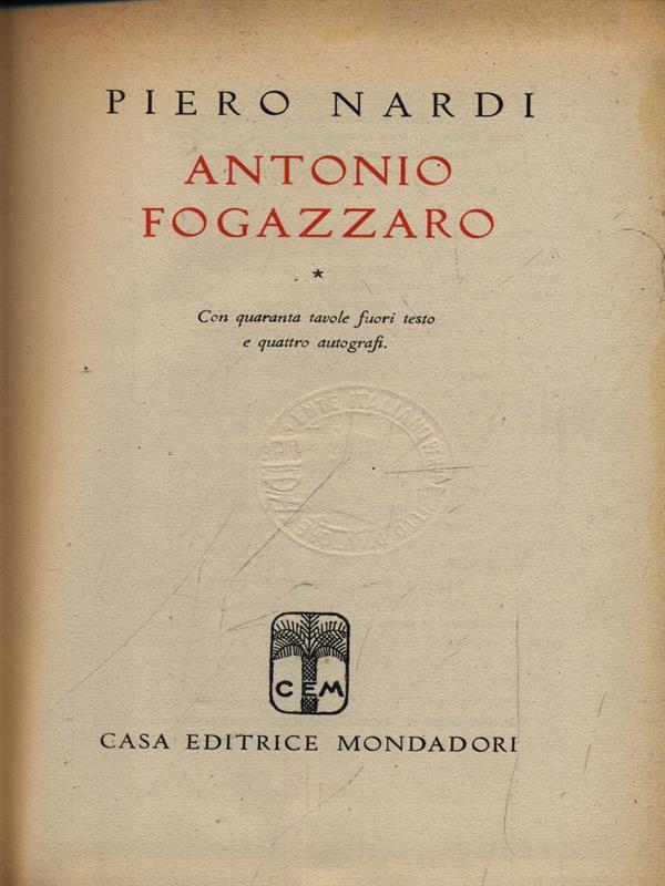 Antonio Fogazzaro