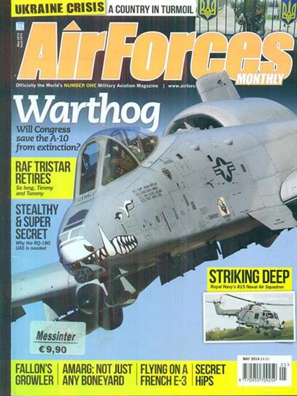 Air Forces Monthly. May 2014 - copertina
