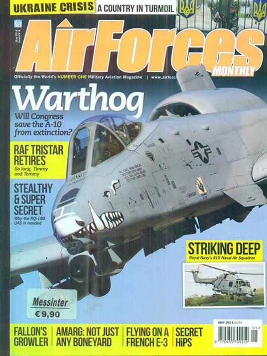 Air Forces Monthly. May 2014 - copertina