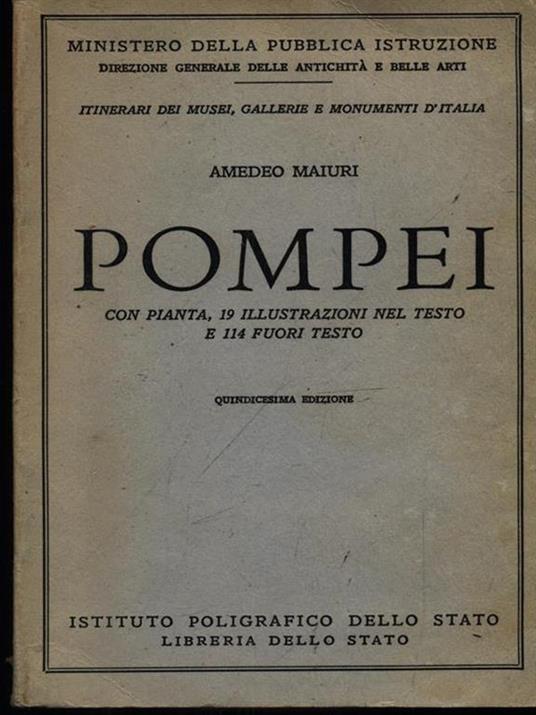 Pompei - Amedeo Maiuri - copertina