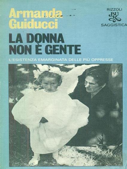 La donna non è gente - Armanda Guiducci - copertina
