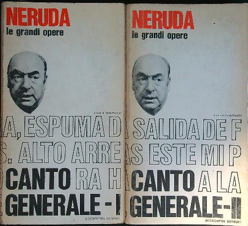Canto generale vol. I-II