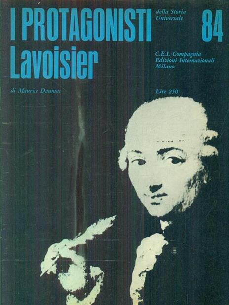 Lavoisier - Maurice Daumas - copertina