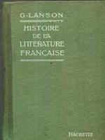 Histoire de la Literature Francaise